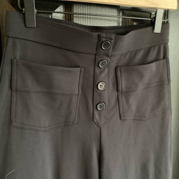 NWT Halara High Waisted Button Multiple Pockets Straight Leg Casual Pants-Size M - Picture 4 of 9
